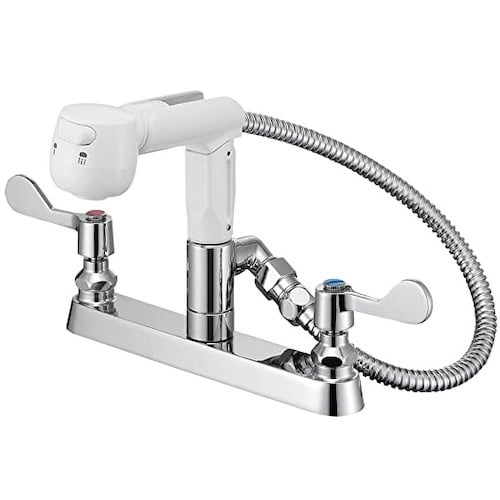 SANEI ツーバルブ台付スプレー混合栓