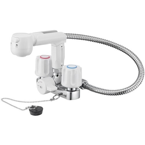 SANEI ツーバルブスプレー混合栓