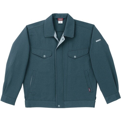 桑和 7110 長袖ブルゾン ナイトネイビー 3L