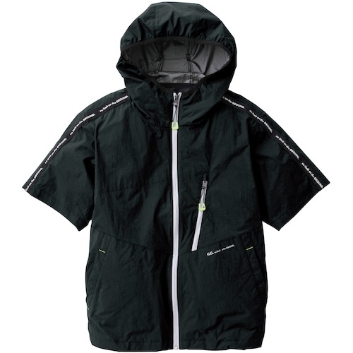 G.G. 0129−01 EF半袖ブルゾン ブラッ