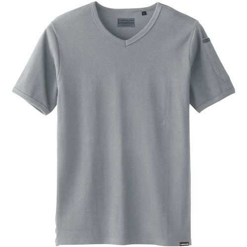 G.G. 50714 半袖VネックTシャツ グレー