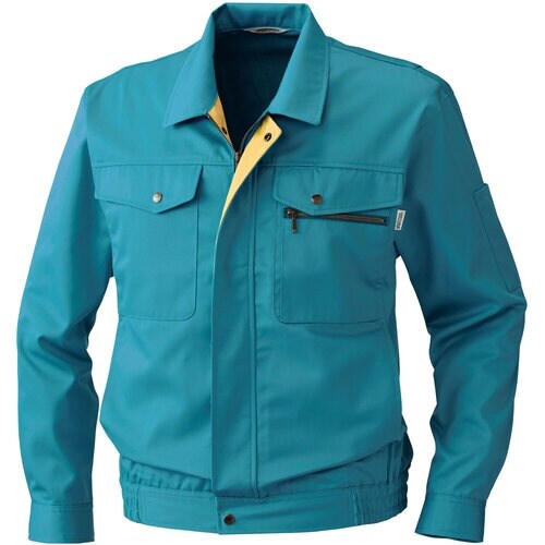 桑和 4333 長袖ブルゾン ケンブリッヂブルー