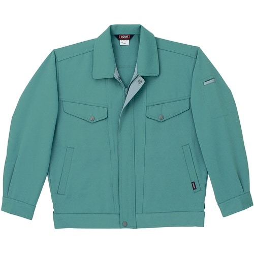 桑和 7110 長袖ブルゾン ケンブリッヂブルー