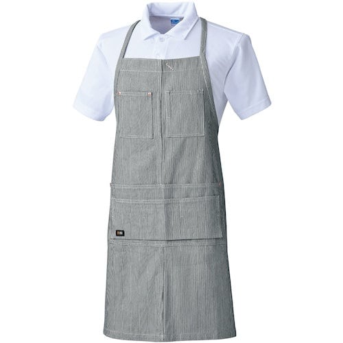 G.G. 10121 エプロン首掛 ブルー フリー