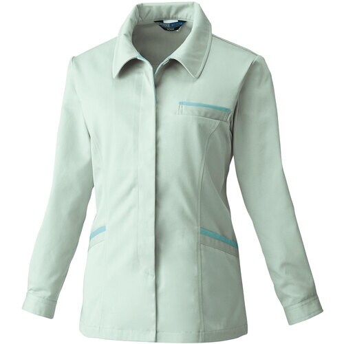 桑和 EC4222 レディース長袖スモック モスグ