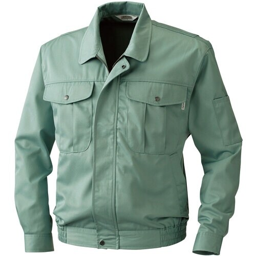 桑和 4331 長袖ブルゾン モスグリーン 3L