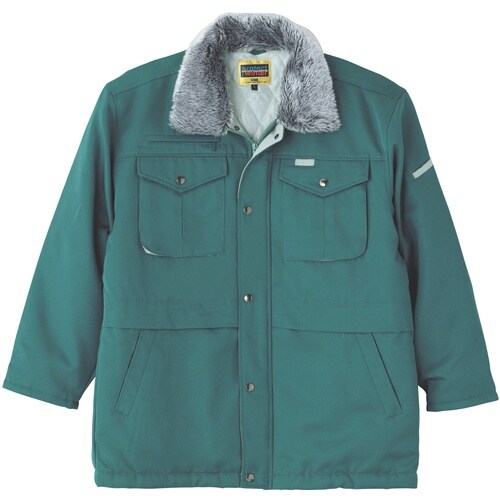 桑和 9106 防寒コート ダークグリーン 4L