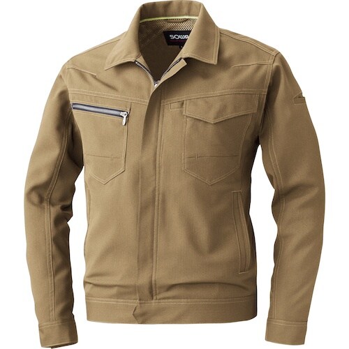 SOWA 963 長袖ブルゾン ライトブラウン M