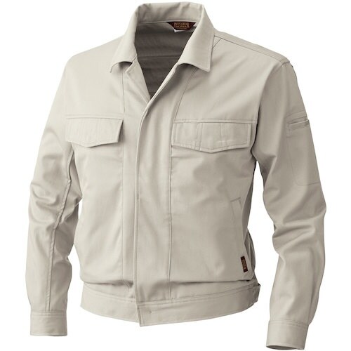 桑和 5332 長袖ブルゾン アイボリー M