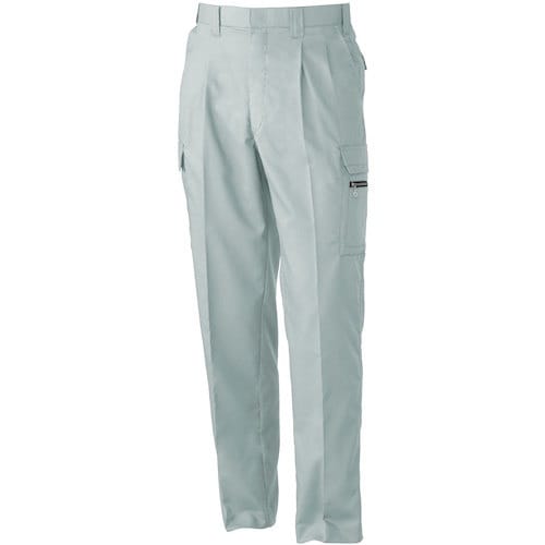 桑和 638 ツータックカーゴパンツ シルバーグレ