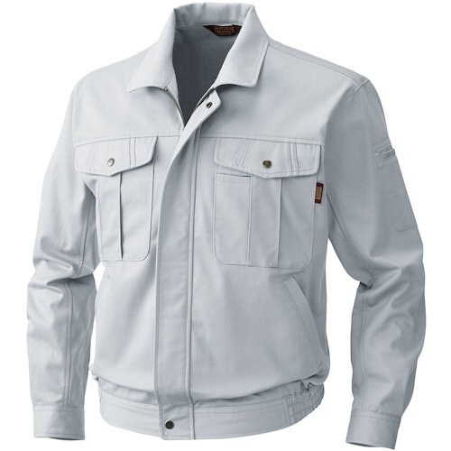 桑和 5333 長袖ブルゾン シルバーグレー M