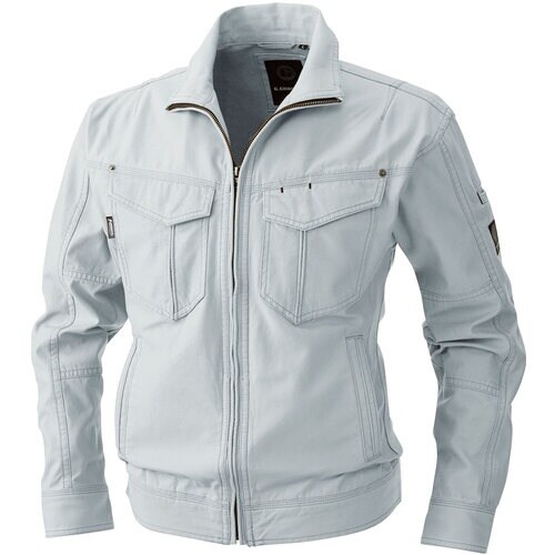 G.G. 5773 長袖ブルゾン シルバーグレー