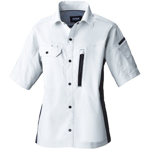 SOWA 3018−03 半袖シャツ シルバーグレ