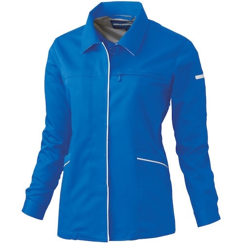 桑和 612 レディース長袖スモック ブルー L