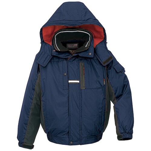 アイトス 光電子防寒 ブルゾン(男女兼用) ネイビ