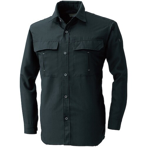 NBW 115 長袖シャツ チャコールグレー L