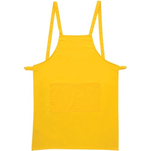 桑和 10031 エプロン(たすき掛け) イエロー