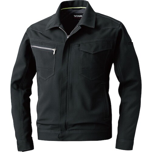 SOWA 963 長袖ブルゾン ブラック 3L
