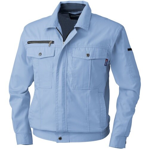 桑和 613 長袖ブルゾン パープルブルー M