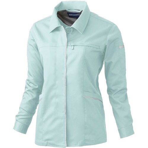 桑和 612 レディース長袖スモック モスグリーン