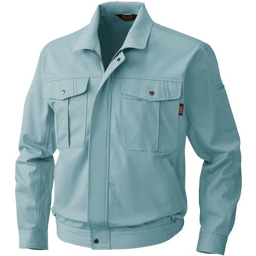 桑和 5333 長袖ブルゾン ミストブルー M