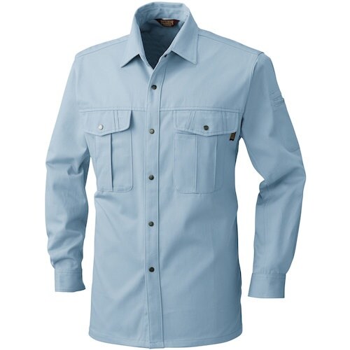 桑和 5335 長袖シャツ モスグリーン 3L