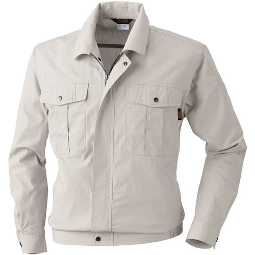 桑和 533 長袖ブルゾン アイボリー 3L