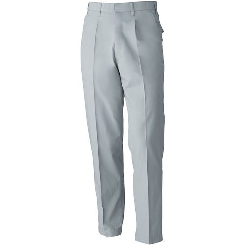 桑和 579 ワンタックスラックス シルバーグレー