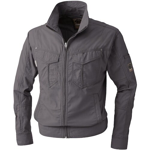 桑和 573 長袖ブルゾン チャコールグレー 3L