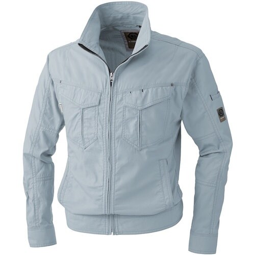 桑和 573 長袖ブルゾン シルバーグレー M