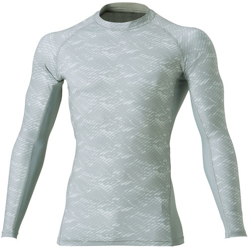 桑和 50620 長袖サポートシャツ シルバーグレ