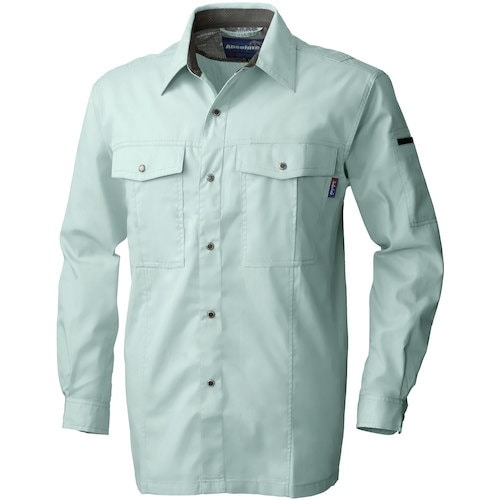 桑和 615 長袖シャツ モスグリーン S