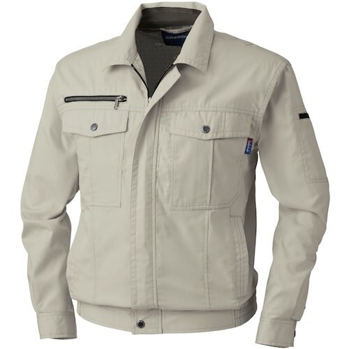 桑和 613 長袖ブルゾン ベージュ M