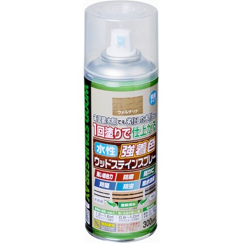 アサヒペン 水性強着色ウッドステインスプレー 30