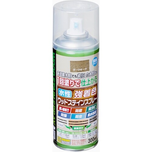 アサヒペン 水性強着色ウッドステインスプレー 30