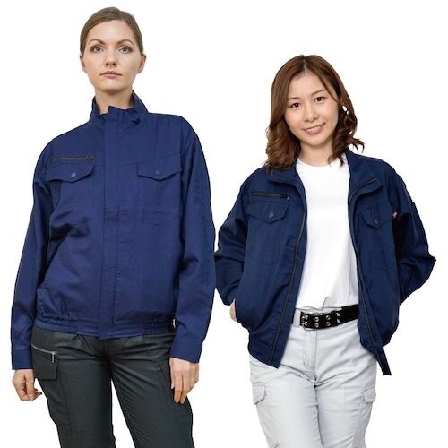 岡潮 空調長袖ブルゾン(ウェアのみ)日本製生地使用