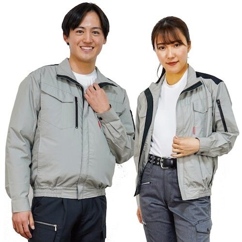 岡潮 空調長袖ブルゾン(ウェアのみ)日本製生地使用