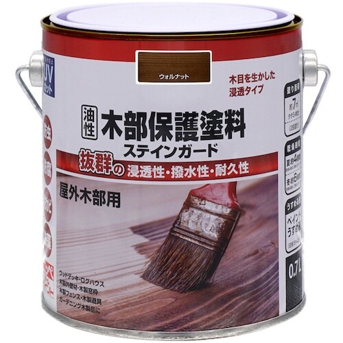 ニッぺ 油性木部保護塗料ステインガード 0.7L