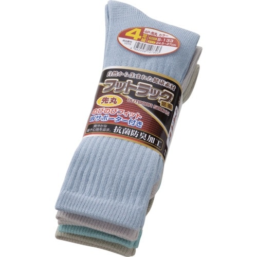 富士グローブ S−133 先丸 カラー (4足入)