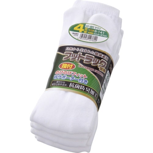 富士グローブ S−141 指付 サラシ (4足入)