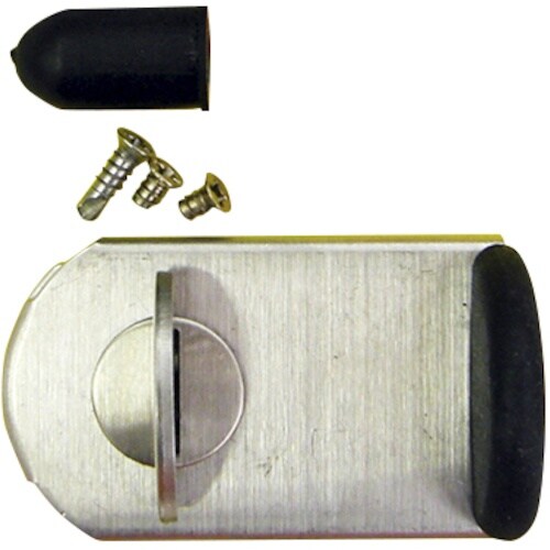 NLS 窓用防犯錠 ファスナーロック シルバー 鍵