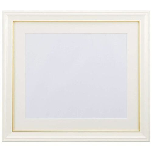 フジカラー 肖像額縁 4切 パールホワイト