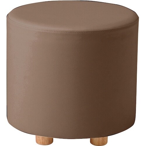 MIZUNO 丸スツール ブラウン