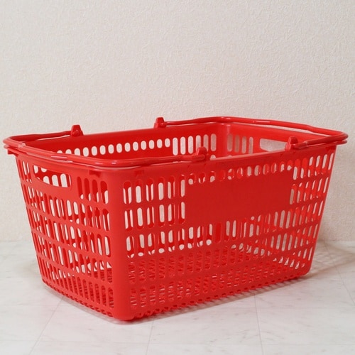 大和産業 買い物かご SL−20 レッド 10個セ