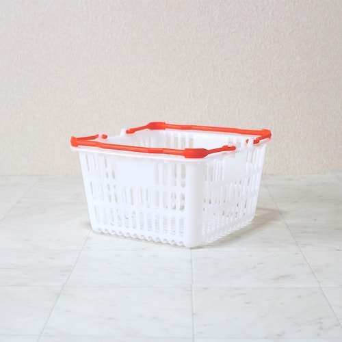 大和産業 買い物かご SL−1 ナチュラル把手オレ