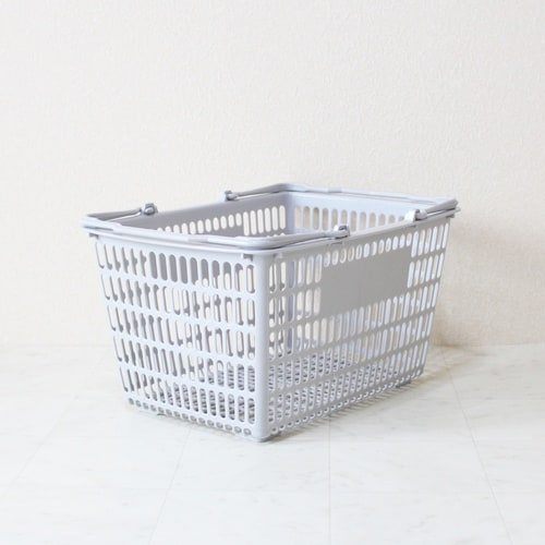 大和産業 買い物かご SL−7 ライトグレー 10