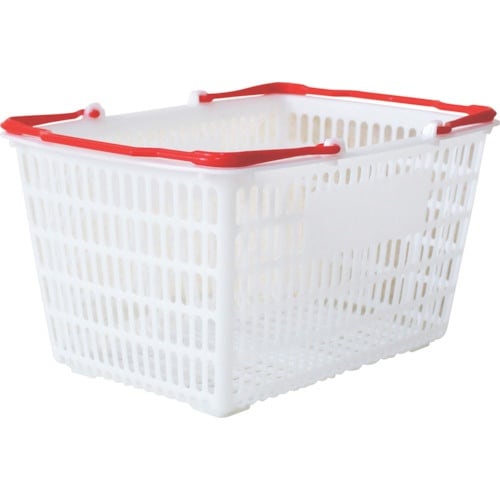 大和産業 買い物かご SL−7 ナチュラル把手レッ