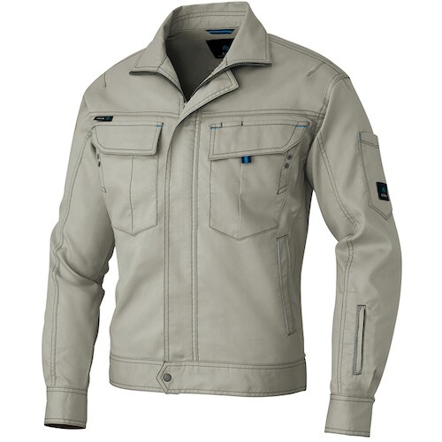 アイトス 長袖ブルゾン(男女兼用) アースグリーン