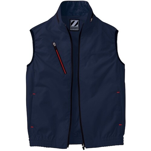 自重堂 空調服ベスト ネ−ビ− EL