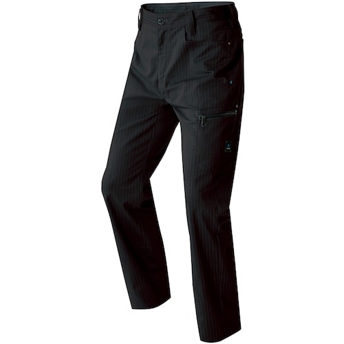 アイトス カーゴパンツ(ノータック) カーキブラッ